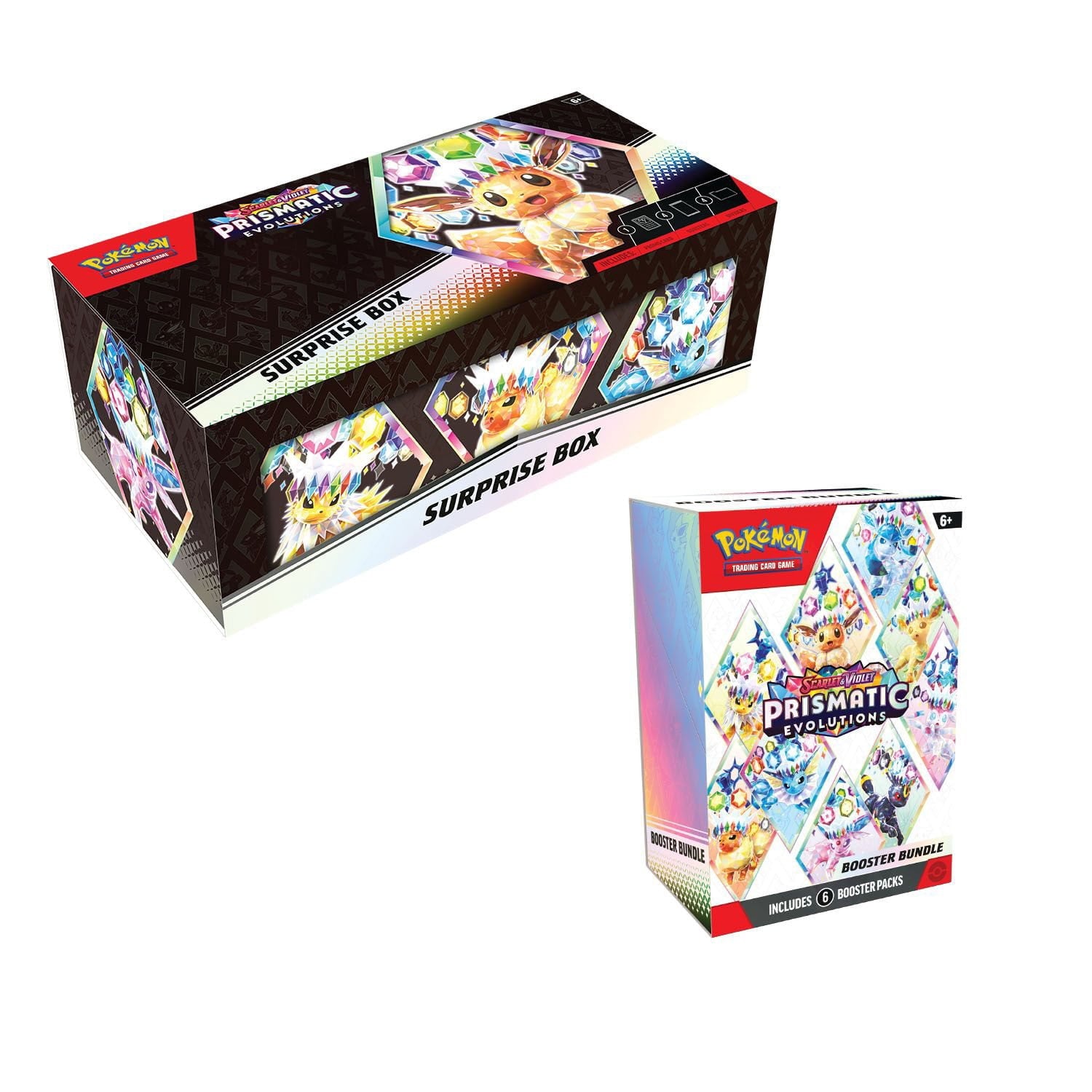Prismatic Evolutions Suprise Box + Booster Bundle