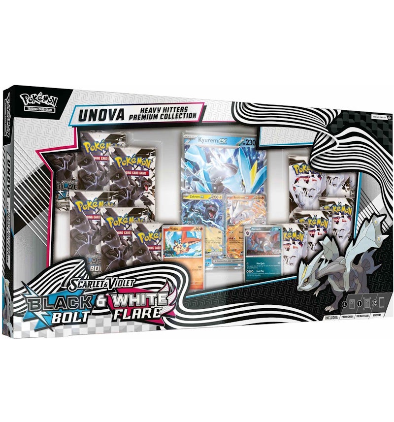 Unova Black Bolt & White Flare Heavy Hitter Premium Collection