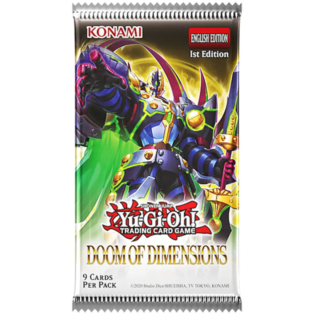 Yu-Gi-Oh Doom Of Dimensions Booster Pack