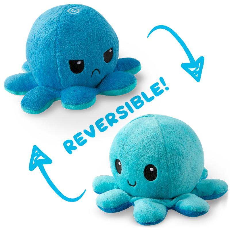 Reversible Octopus Plushie (Colors Vary)