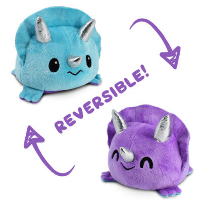 Reversible Triceratops Plushie (Styles/Colors Vary)